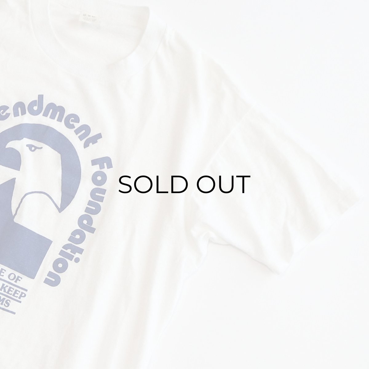 画像3: 〜80's B.V.D. COTTON PRINT S/S TEE "Second Amendment Foundation" (3)