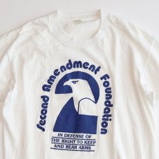 画像4: 〜80's B.V.D. COTTON PRINT S/S TEE "Second Amendment Foundation" (4)