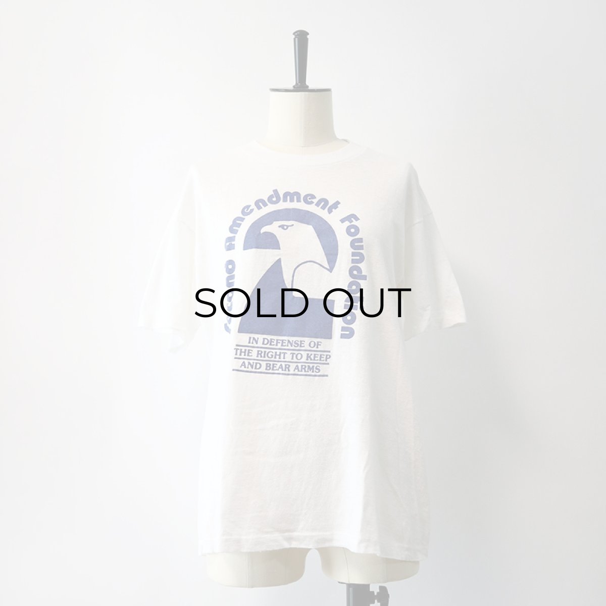 画像7: 〜80's B.V.D. COTTON PRINT S/S TEE "Second Amendment Foundation" (7)