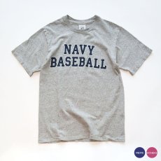 画像1: NAVAL ACADEMY GIFT SHOP by The Cotton Exchange COTTON RAYON PRINT S/S TEE "NAVY BASEBALL" (1)