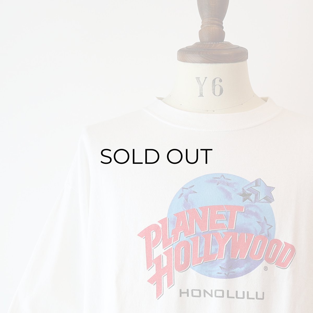 画像7: 90's PLANET HOLLYWOOD COTTON PRINT S/S TEE "PLANET HOLLYWOOD HONOLULU" (7)