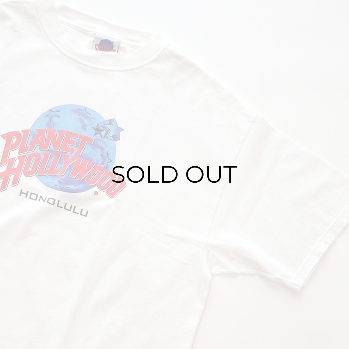 画像3: 90's PLANET HOLLYWOOD COTTON PRINT S/S TEE "PLANET HOLLYWOOD HONOLULU" (3)