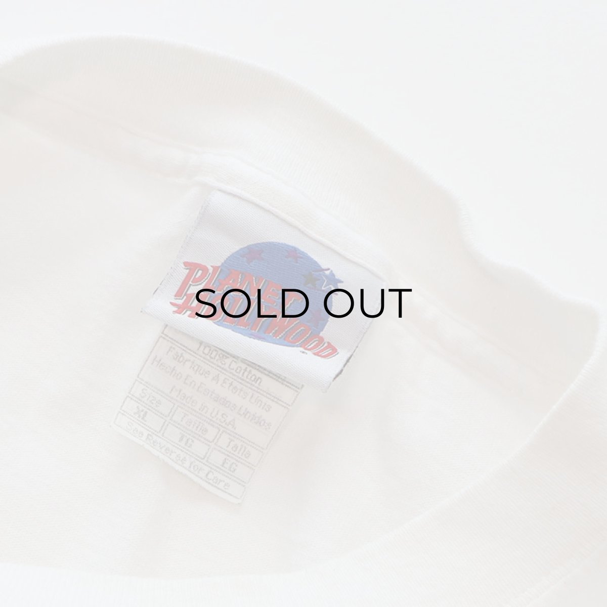 画像5: 90's PLANET HOLLYWOOD COTTON PRINT S/S TEE "PLANET HOLLYWOOD HONOLULU" (5)