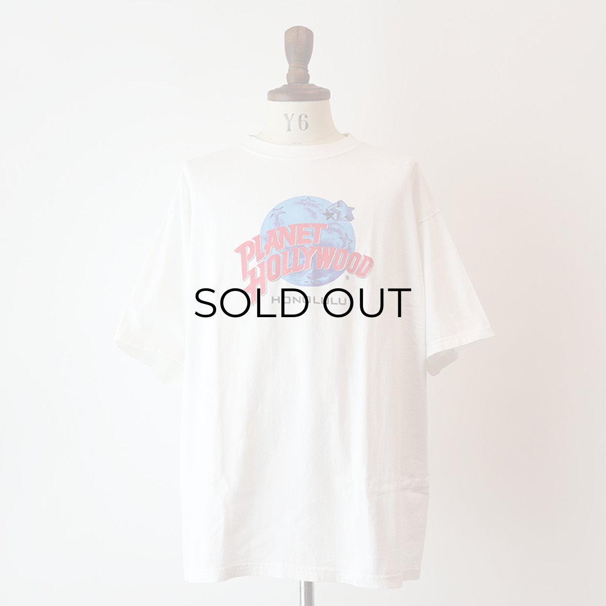 画像8: 90's PLANET HOLLYWOOD COTTON PRINT S/S TEE "PLANET HOLLYWOOD HONOLULU" (8)