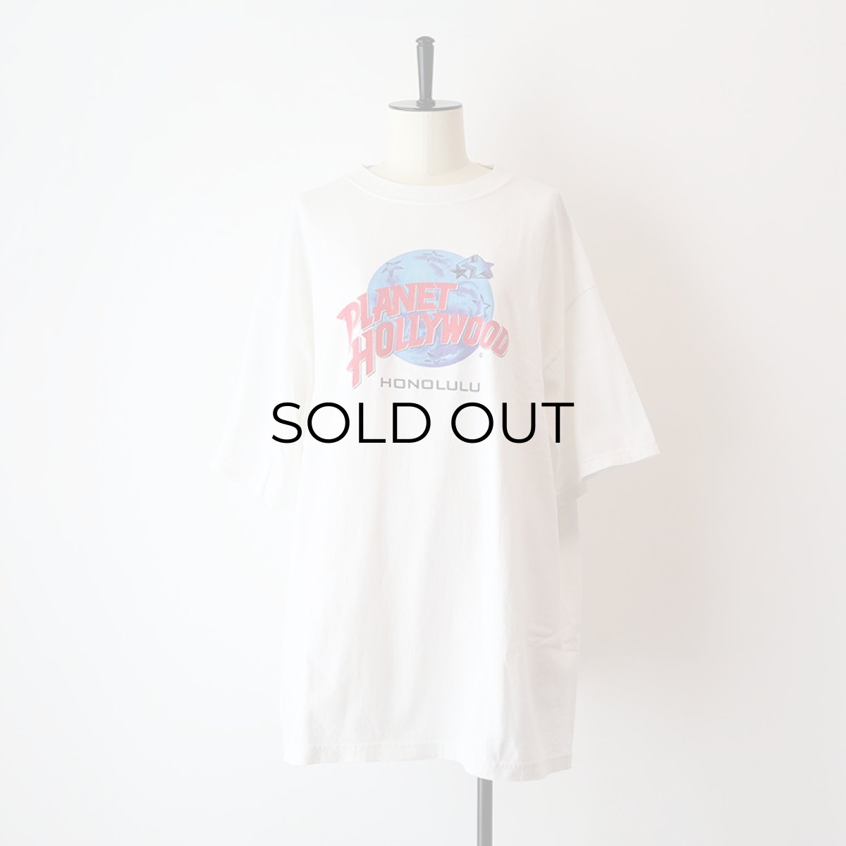 画像10: 90's PLANET HOLLYWOOD COTTON PRINT S/S TEE "PLANET HOLLYWOOD HONOLULU" (10)