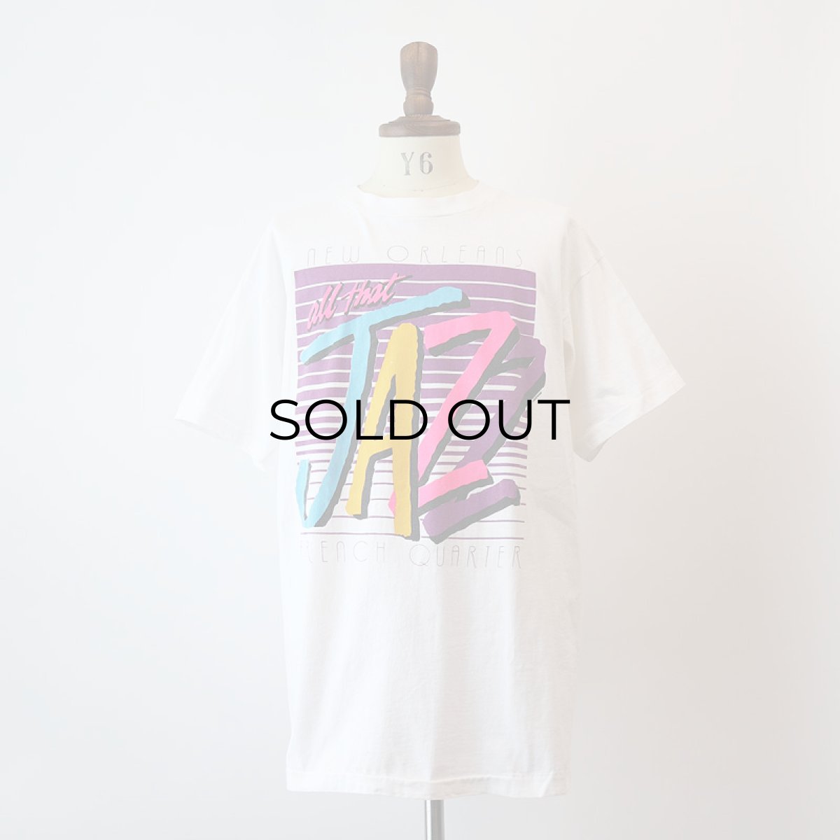 画像6: 〜90's FRUIT OF THE LOOM COTTON PRINT S/S TEE "NEW ORLEANS all That JAZZ" (6)