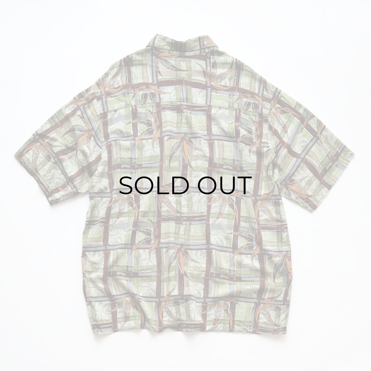 画像2: 90's puritan RAYON ALL OVER PATTERN S/S BOX SHIRT (2)