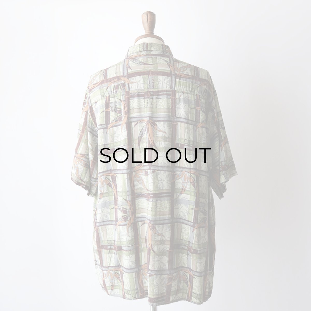 画像10: 90's puritan RAYON ALL OVER PATTERN S/S BOX SHIRT (10)