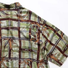 画像5: 90's puritan RAYON ALL OVER PATTERN S/S BOX SHIRT (5)