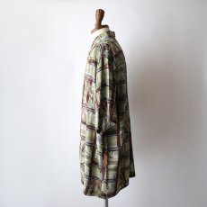 画像9: 90's puritan RAYON ALL OVER PATTERN S/S BOX SHIRT (9)