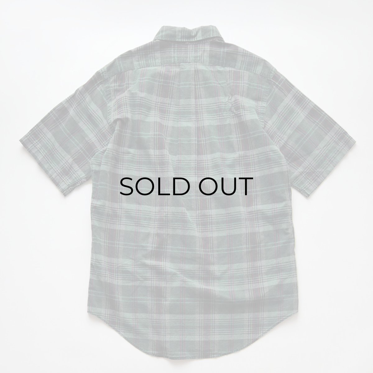 画像2: 90's Ralph Lauren COTTON MADRAS CHECK S/S B/D SHIRT (2)