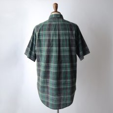 画像10: 90's Ralph Lauren COTTON MADRAS CHECK S/S B/D SHIRT (10)