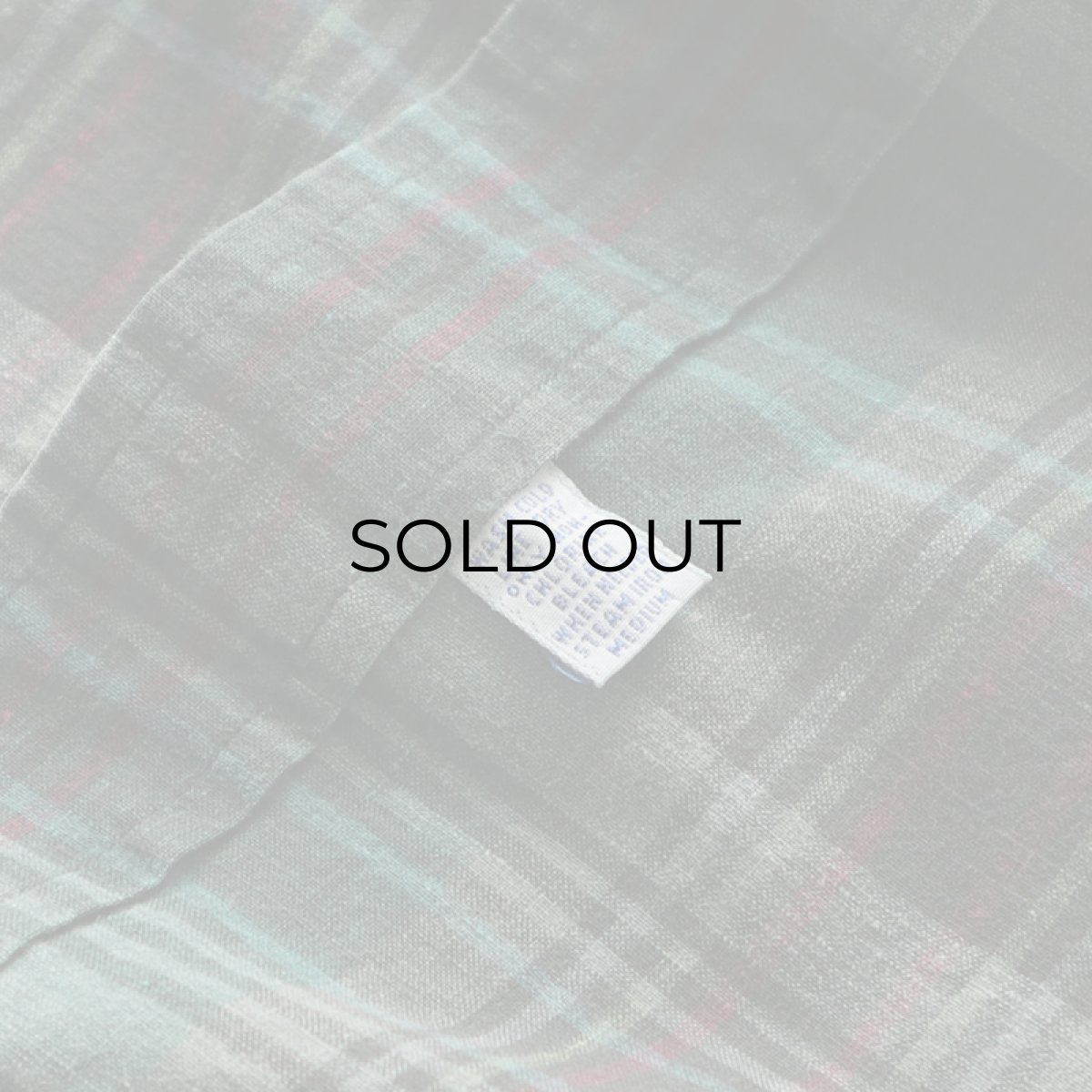 画像7: 90's Ralph Lauren COTTON MADRAS CHECK S/S B/D SHIRT (7)