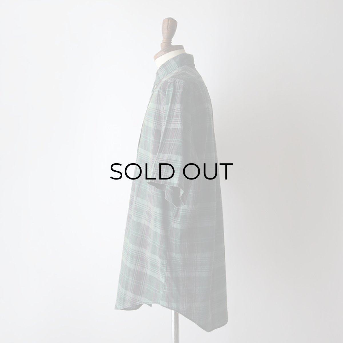 画像9: 90's Ralph Lauren COTTON MADRAS CHECK S/S B/D SHIRT (9)