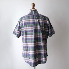 画像12: 〜00's Ralph Lauren COTTON MADRAS CHECK S/S B/D SHIRT (12)