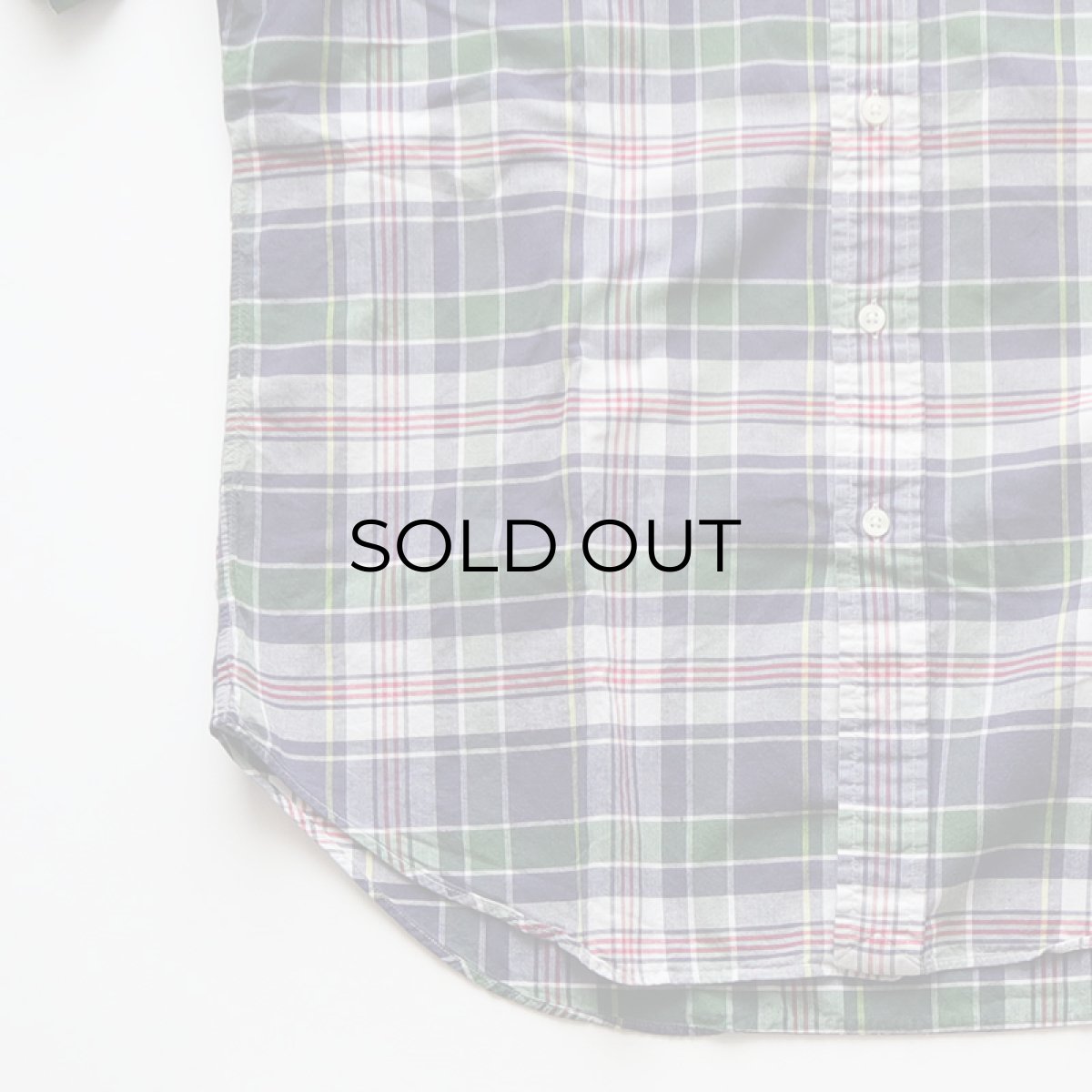 画像4: 〜00's Ralph Lauren COTTON MADRAS CHECK S/S B/D SHIRT (4)