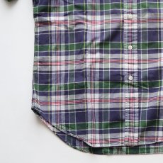 画像4: 〜00's Ralph Lauren COTTON MADRAS CHECK S/S B/D SHIRT (4)