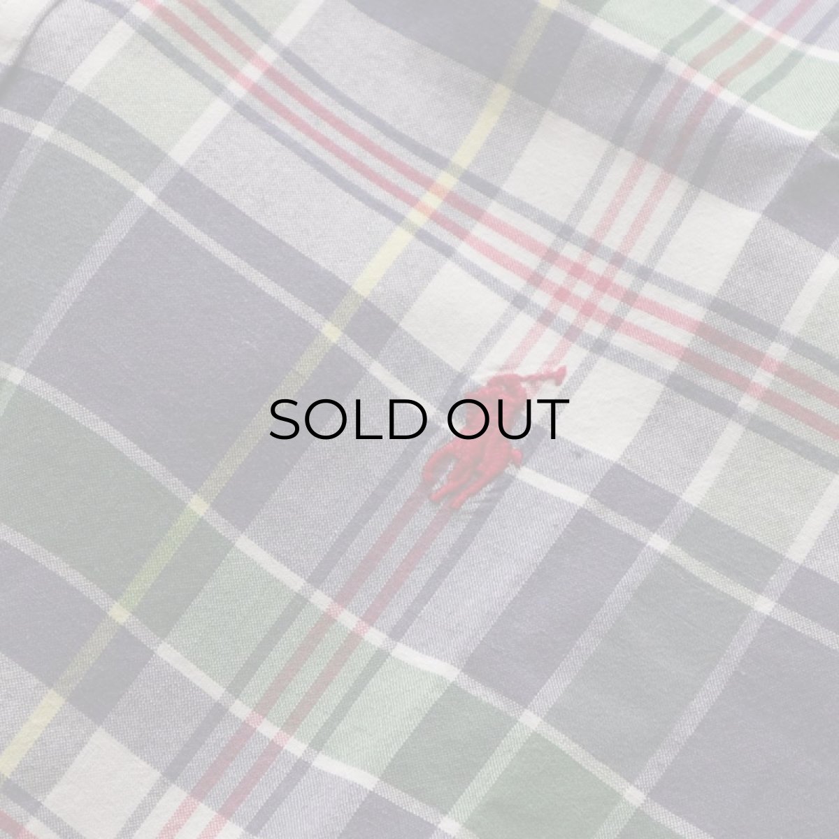 画像8: 〜00's Ralph Lauren COTTON MADRAS CHECK S/S B/D SHIRT (8)