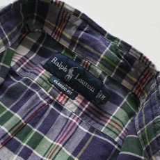 画像7: 〜00's Ralph Lauren COTTON MADRAS CHECK S/S B/D SHIRT (7)