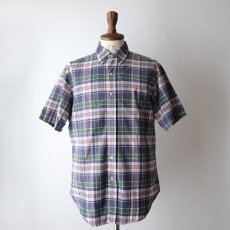 画像10: 〜00's Ralph Lauren COTTON MADRAS CHECK S/S B/D SHIRT (10)