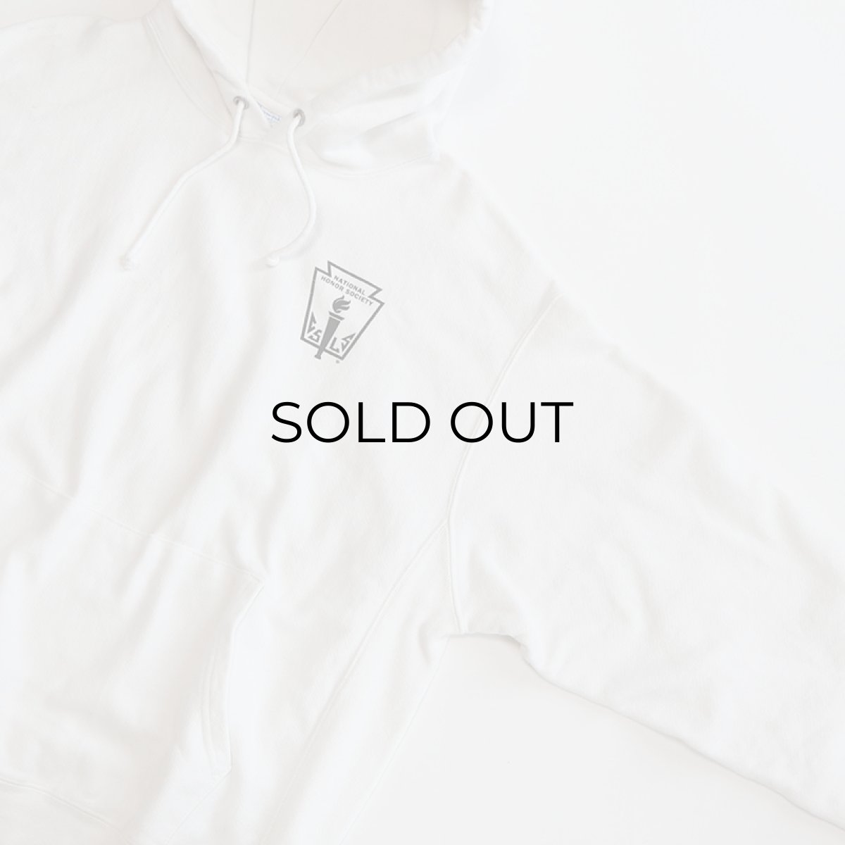 画像3: Champion REVERSE WEAVE PRINT SWEAT PULLOVER PARKA "NATIONAL HONOR SOCIETY" (3)