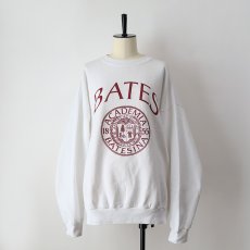 画像11: 80's Velva Sheen PRINT CREW NECK SWEAT "BATES" "MADE IN USA" (11)