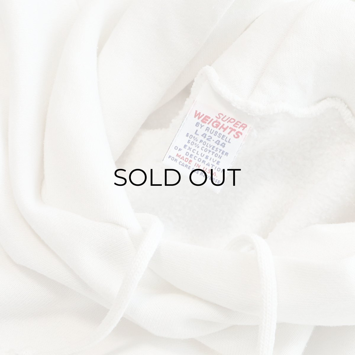 画像6: 〜90's SUPER WEIGHTS BY RUSSELL PLAIN SWEAT PULLOVER PARKA "MADE IN USA" (6)