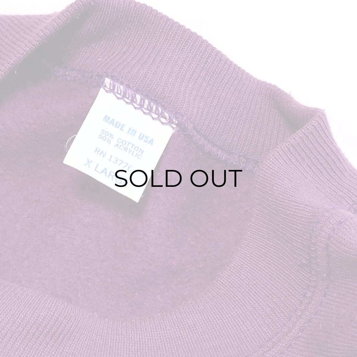 画像6: 〜80's Pannill PLAIN CREW NECK SWEAT "MADE IN USA" (6)