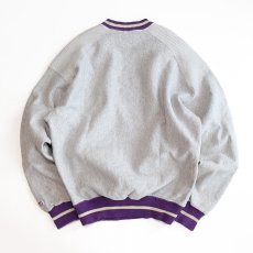 画像2: 80's The Game EMBROIDERED 2-TONE CREW NECK HEAVY SWEAT "Washington" "MADE IN USA" (2)