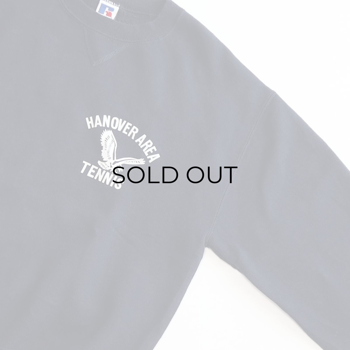 画像4: 90's RUSSELL PRINT CREW NECK SWEAT "HANOVER AREA TENNIS" "MADE IN USA" (4)