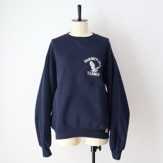 画像9: 90's RUSSELL PRINT CREW NECK SWEAT "HANOVER AREA TENNIS" "MADE IN USA" (9)