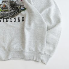 画像5: 90's UNKNOWN BRAND PRINT CREW NECK SWEAT "GETTYSBURG" (5)