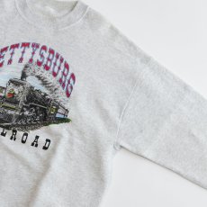 画像4: 90's UNKNOWN BRAND PRINT CREW NECK SWEAT "GETTYSBURG" (4)