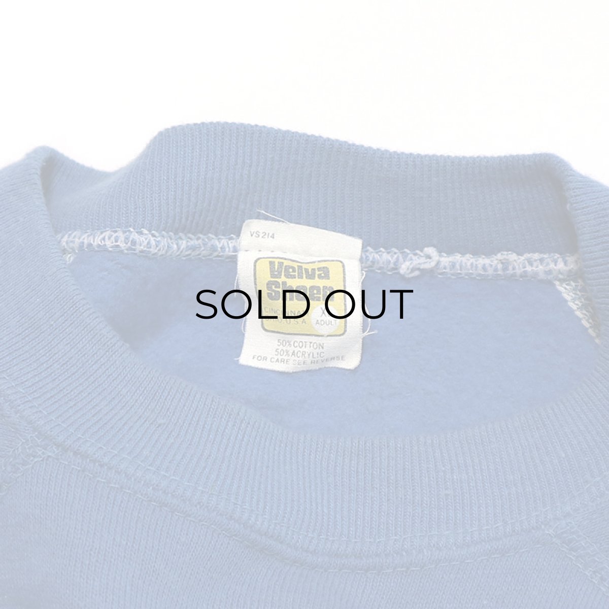 画像7: 80's Velva Sheen PRINT CREW NECK SWEAT "THERE'S ONLY ONE SUNSET" "MADE IN USA" (7)