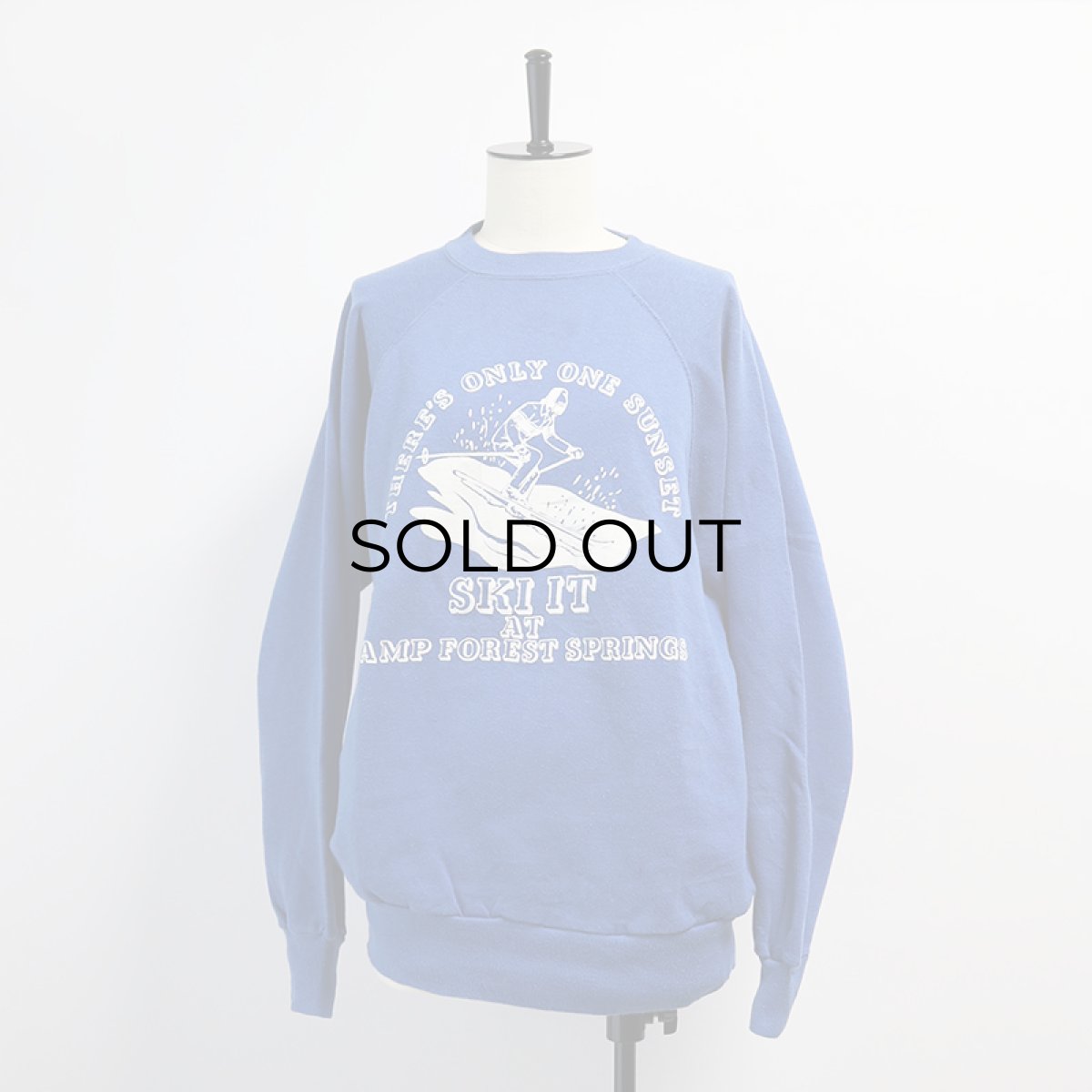 画像14: 80's Velva Sheen PRINT CREW NECK SWEAT "THERE'S ONLY ONE SUNSET" "MADE IN USA" (14)