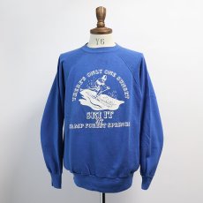 画像11: 80's Velva Sheen PRINT CREW NECK SWEAT "THERE'S ONLY ONE SUNSET" "MADE IN USA" (11)