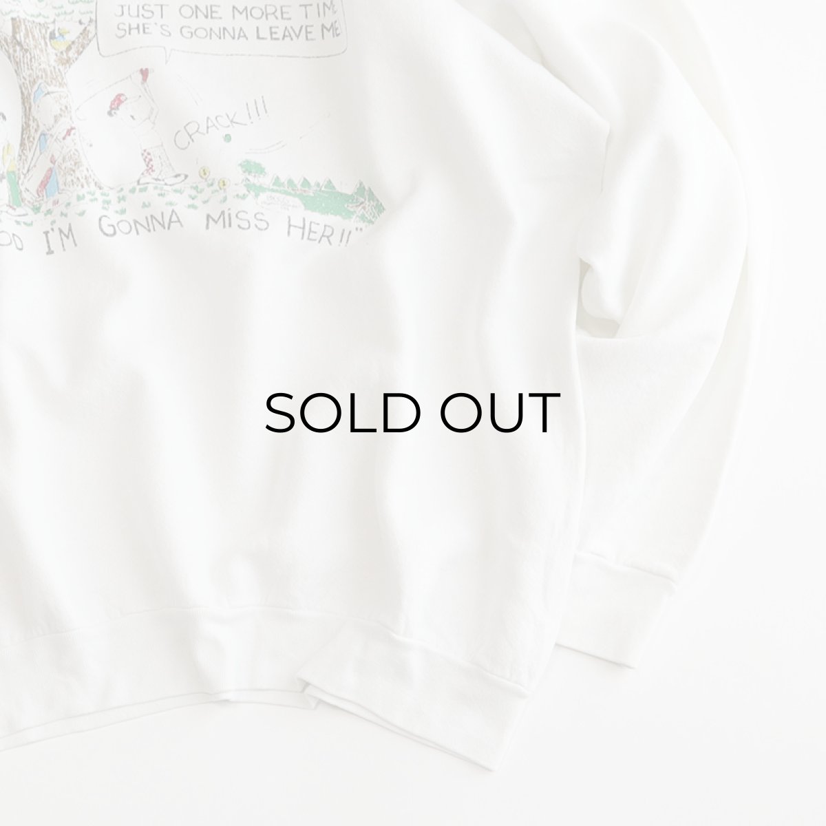 画像5: 80's FRUIT OF THE LOOM PRINT CREW NECK SWEAT "GOLFING" "MADE IN USA" (5)