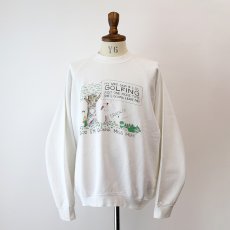 画像13: 80's FRUIT OF THE LOOM PRINT CREW NECK SWEAT "GOLFING" "MADE IN USA" (13)