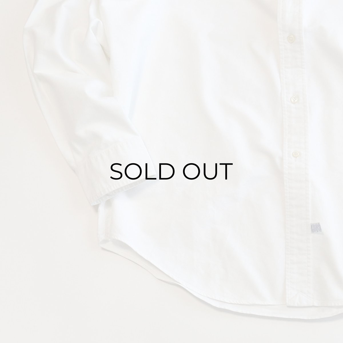 画像4: 90's Ralph Lauren WHITE COTTON OXFORD B/D SHIRT (4)
