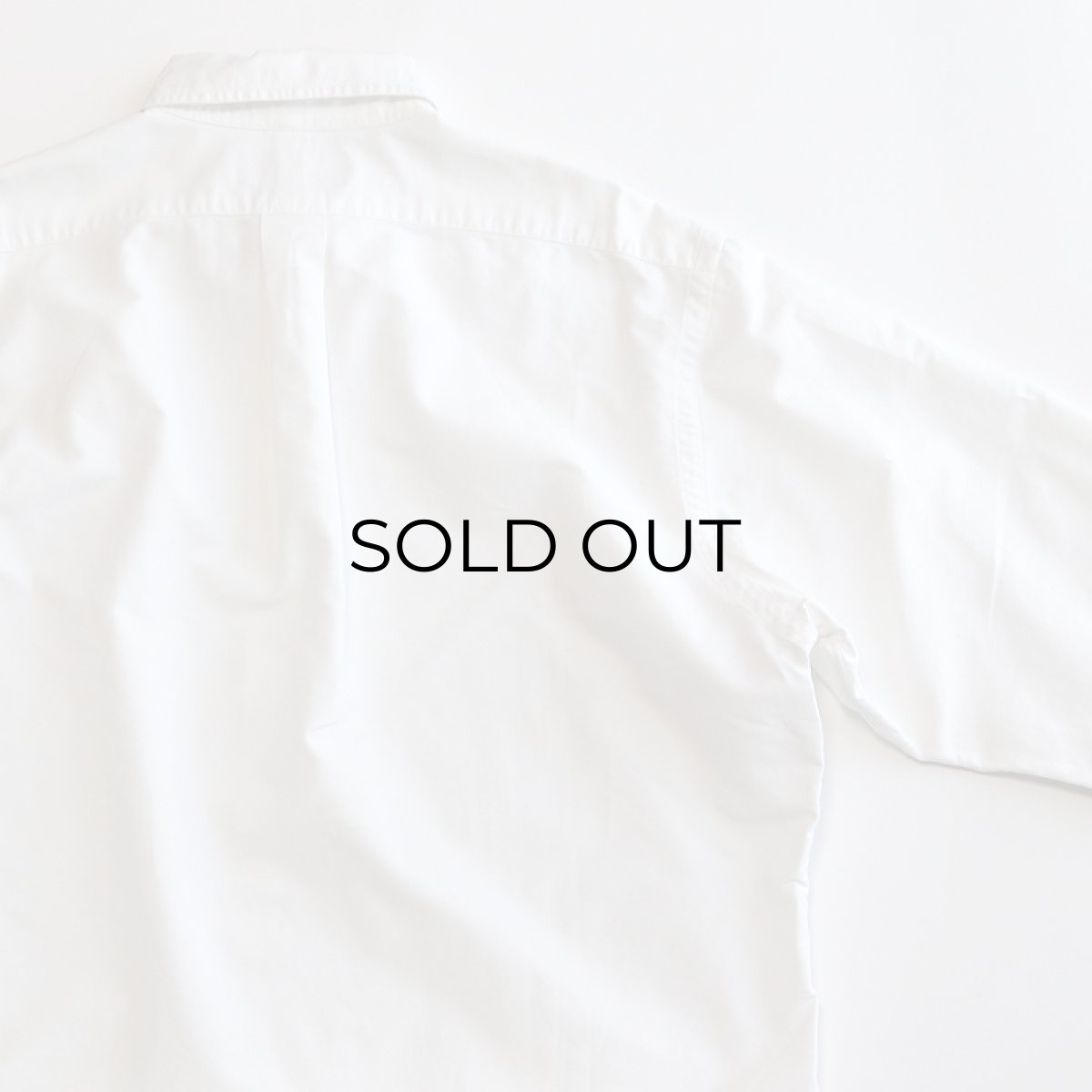 画像5: 90's Ralph Lauren WHITE COTTON OXFORD B/D SHIRT (5)