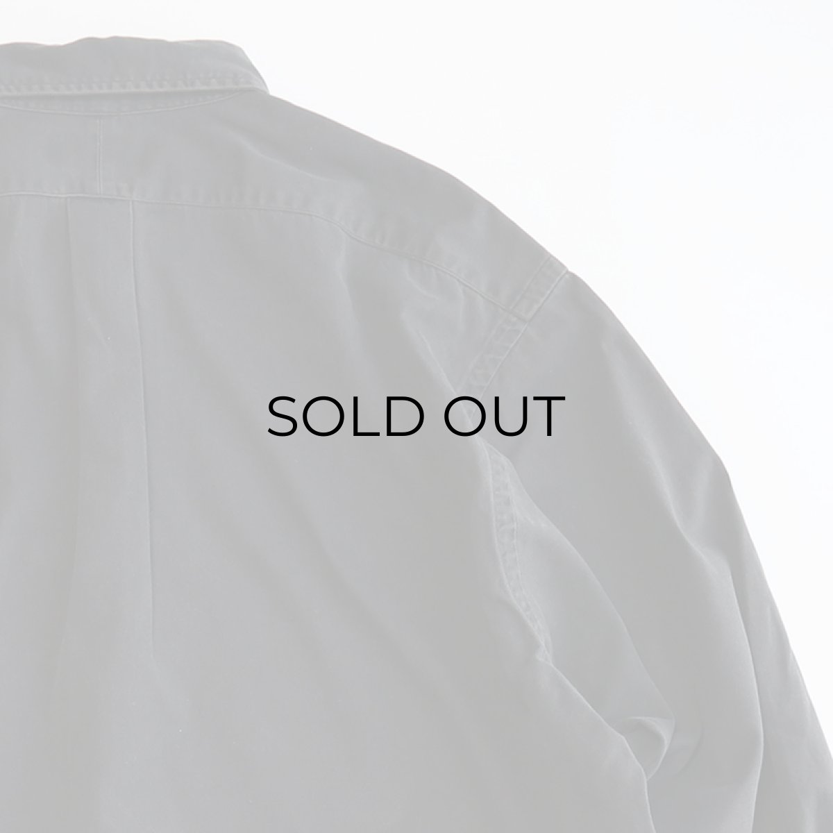 画像5: 90's Ralph Lauren BLACK COTTON TWILL B/D SHIRT (5)