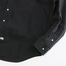 画像4: 90's Ralph Lauren BLACK COTTON TWILL B/D SHIRT (4)