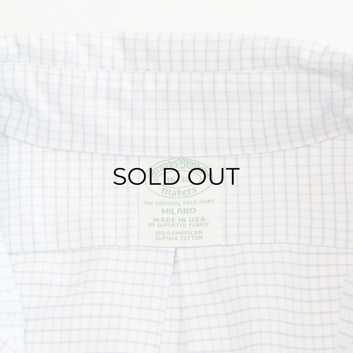 画像9: 90's Brooks Brothers SUPIMA COTTON CHECK B/D SHIRT "MADE IN USA" (9)