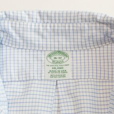 画像9: 90's Brooks Brothers SUPIMA COTTON CHECK B/D SHIRT "MADE IN USA" (9)