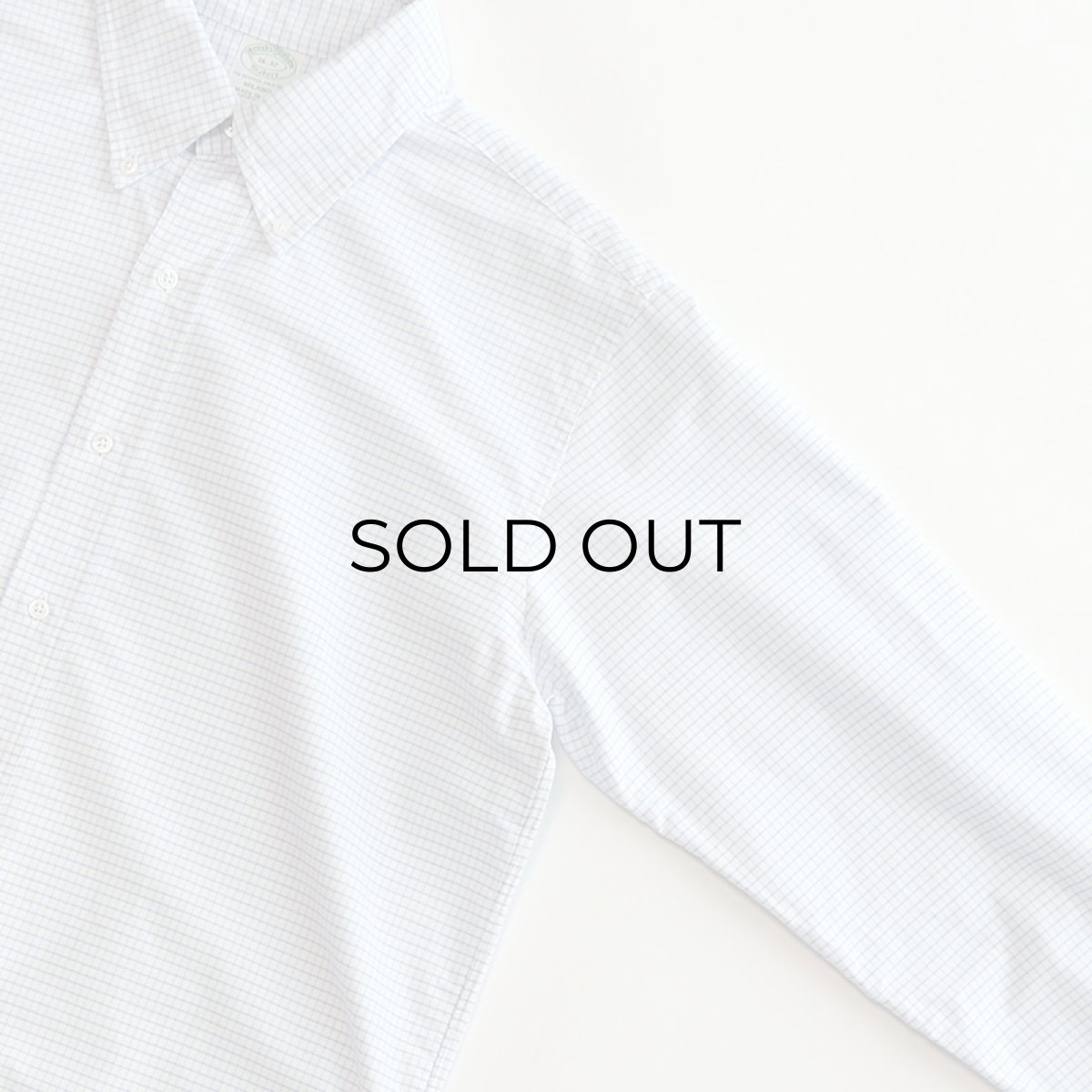 画像4: 90's Brooks Brothers SUPIMA COTTON CHECK B/D SHIRT "MADE IN USA" (4)