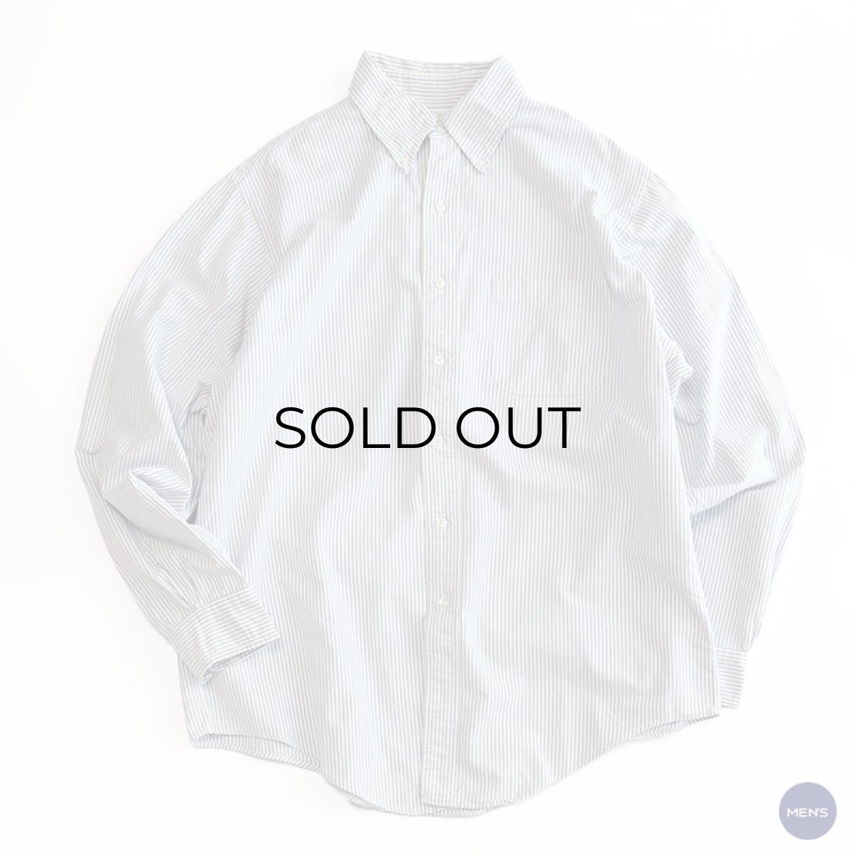 画像1: 90's Brooks Brothers SUPIMA COTTON OXFORD STRIPE B/D SHIRT "MADE IN USA" (1)