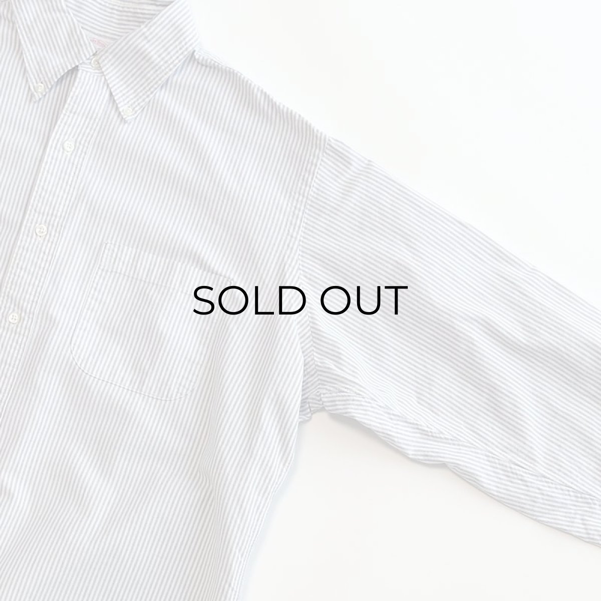 画像4: 90's Brooks Brothers SUPIMA COTTON OXFORD STRIPE B/D SHIRT "MADE IN USA" (4)