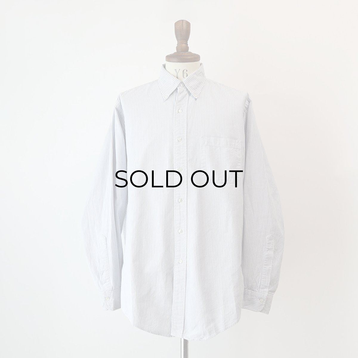 画像13: 90's Brooks Brothers SUPIMA COTTON OXFORD STRIPE B/D SHIRT "MADE IN USA" (13)