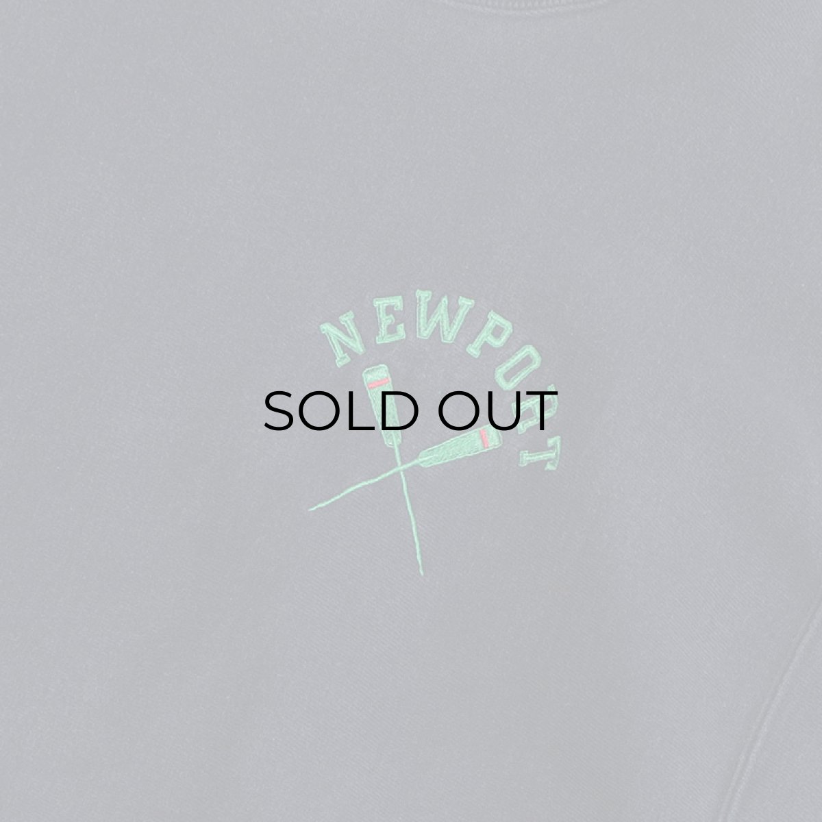 画像6: 90's Champion REVERSE WEAVE EMBROIDERED CREW NECK SWEAT  "NEWPORT" "MADE IN USA" (6)