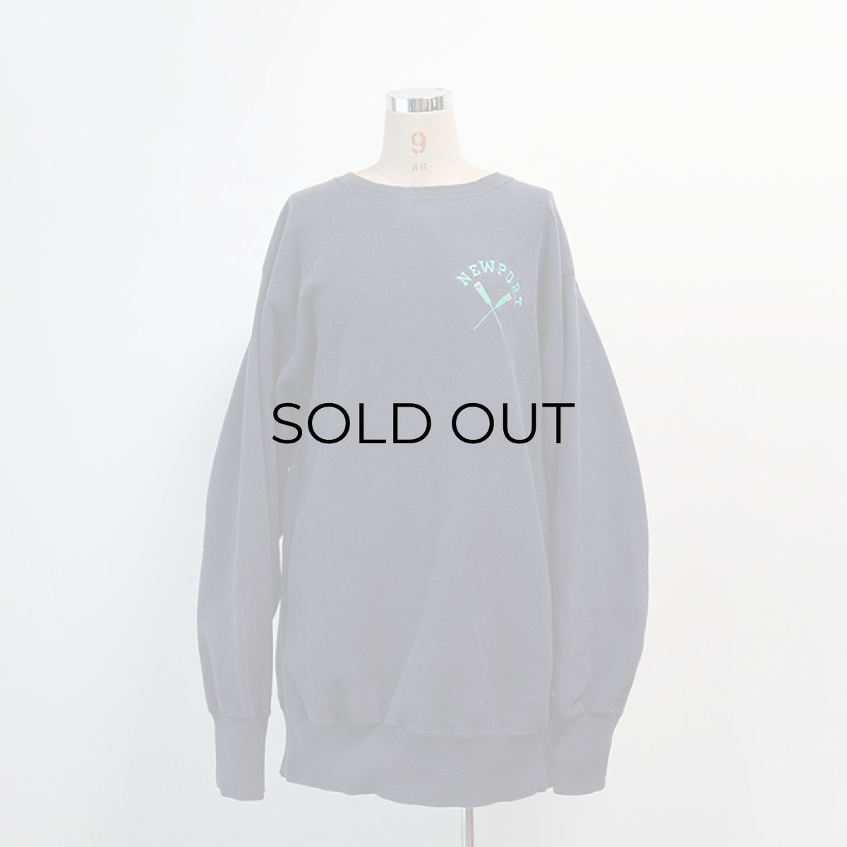 画像13: 90's Champion REVERSE WEAVE EMBROIDERED CREW NECK SWEAT  "NEWPORT" "MADE IN USA" (13)